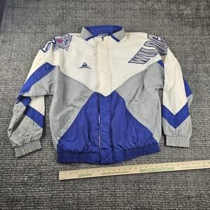Vintage 90s Apex One University Kentucky UK Windbreaker Jacket Mens L Retro Nice